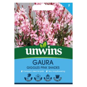 Unwins Flower Gaura Giggles Pink Shades - 10 Seeds